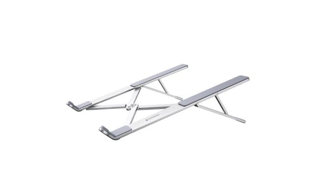UGREEN Silver Adjustable Foldable Desk Laptop Stand for up to 17.3 inches